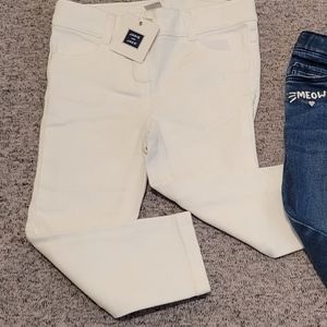 2T Janie & Jack white jeans